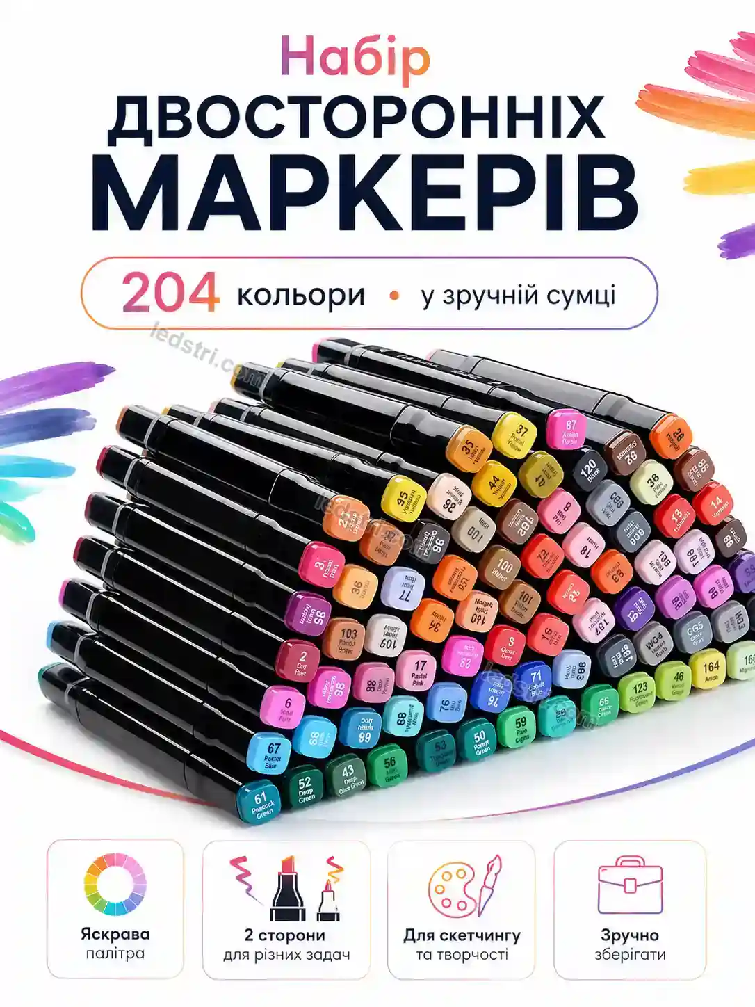 ✨ Набір маркерів Nordi Plus Urban