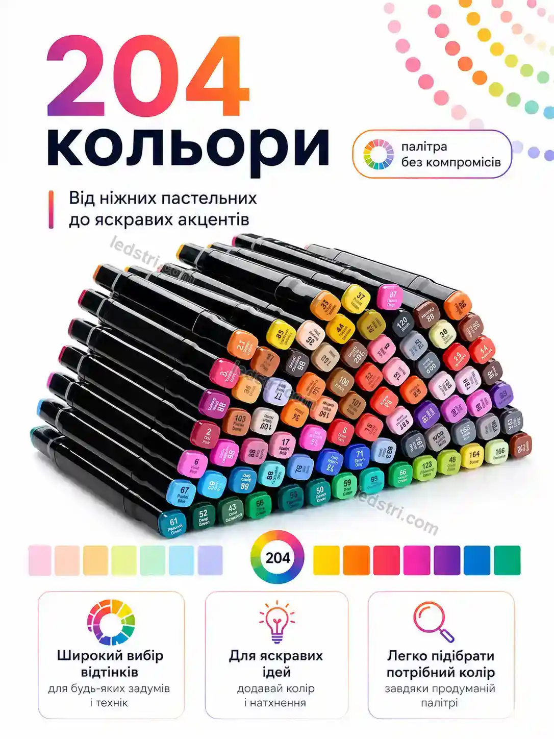 ✨ Набір маркерів Nordi Plus Urban