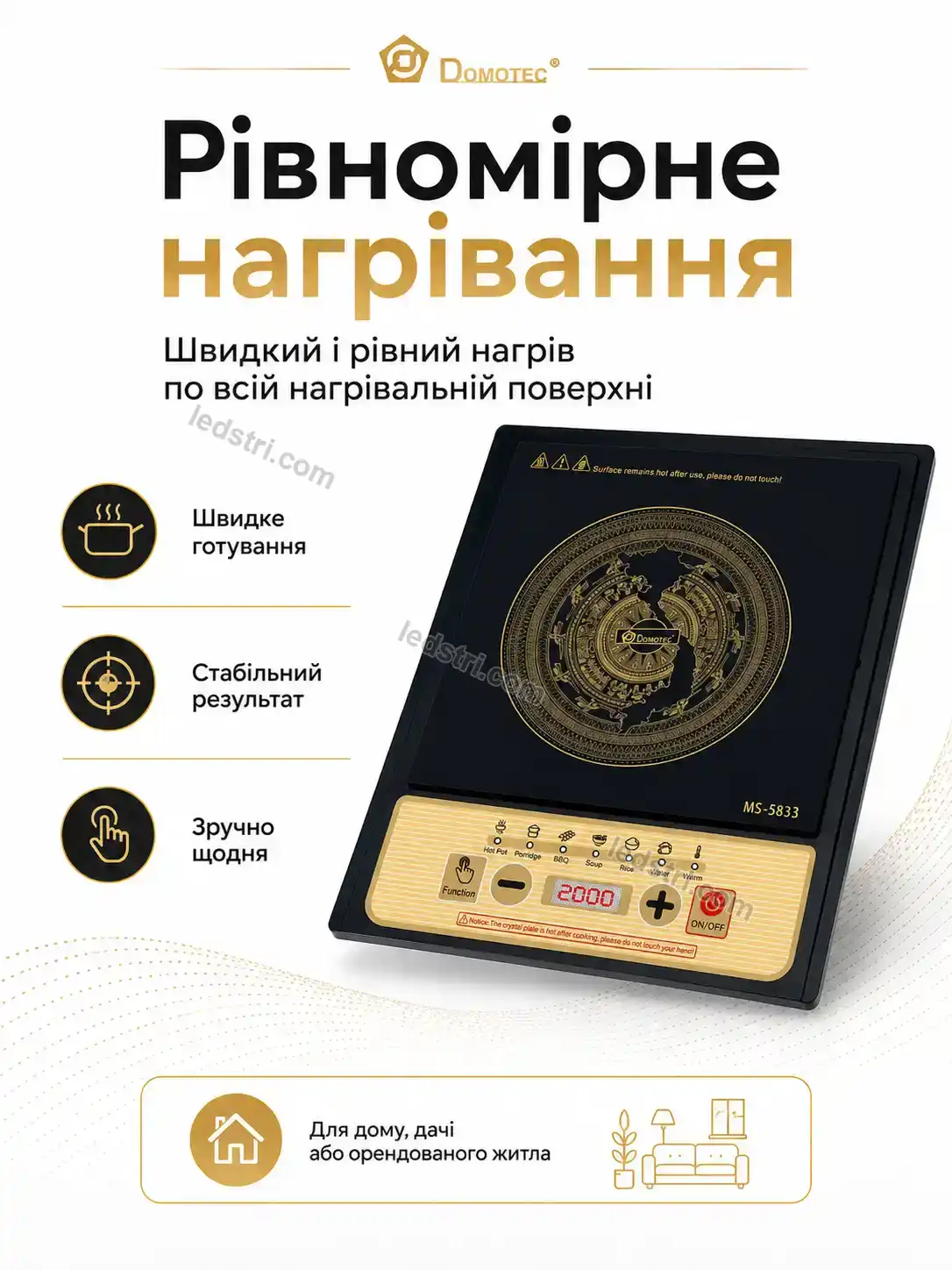 ✨ Плита індукційна Terra Lite Urban