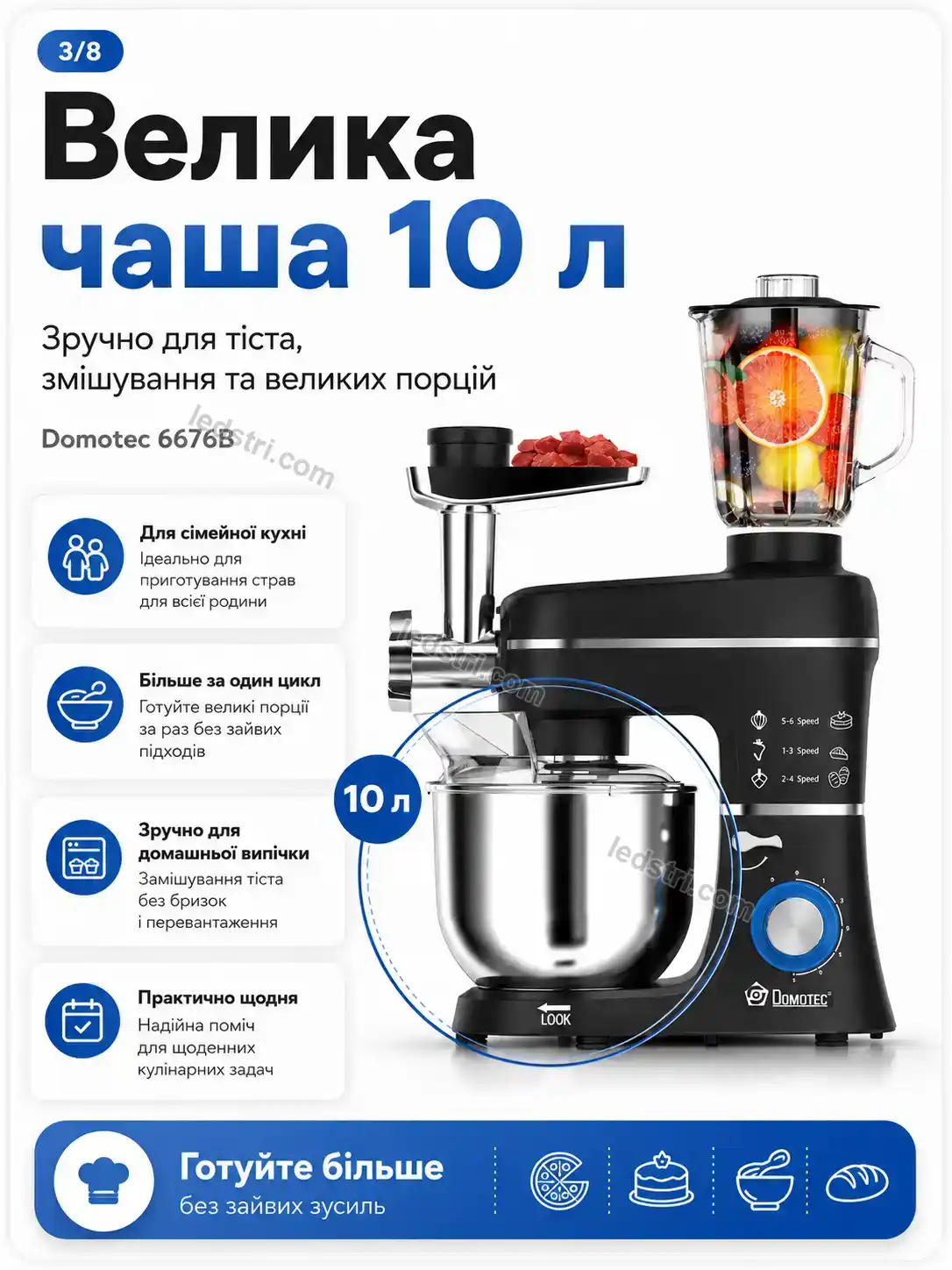 ✨ Кухонний комбайн Faino Plus Calm - деталі