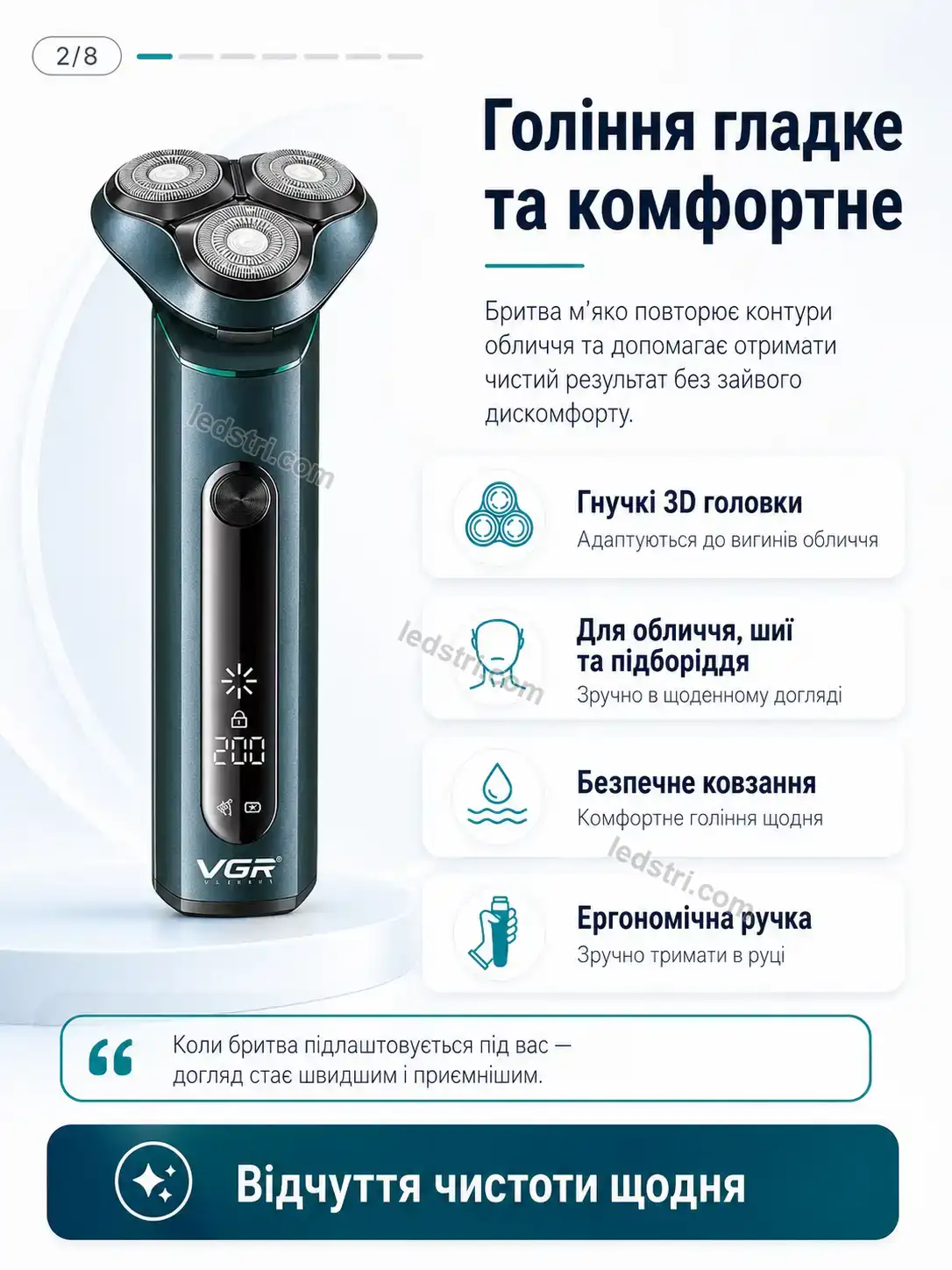 ✨ Електробритва Pulse Wave Urban