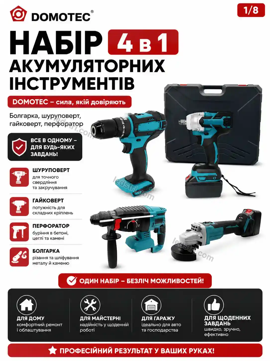 🔧 Набір акумуляторних інструментів Vento Wave Calm