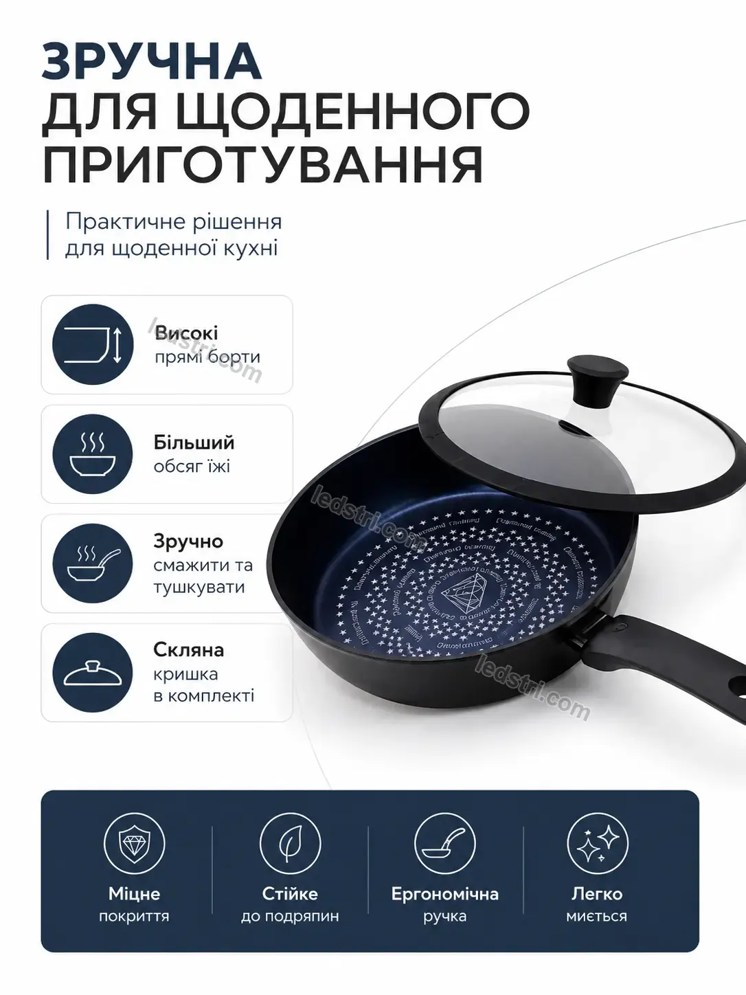 ✨ Сковорода антипригарна Terra Care Soft