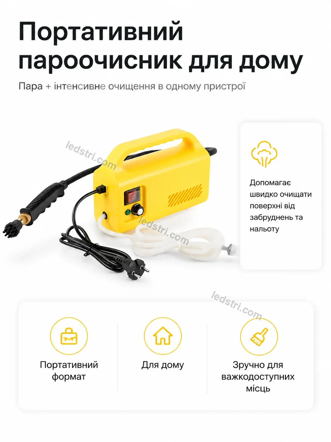 ✨ Пароочисник Nordi Wave Bright