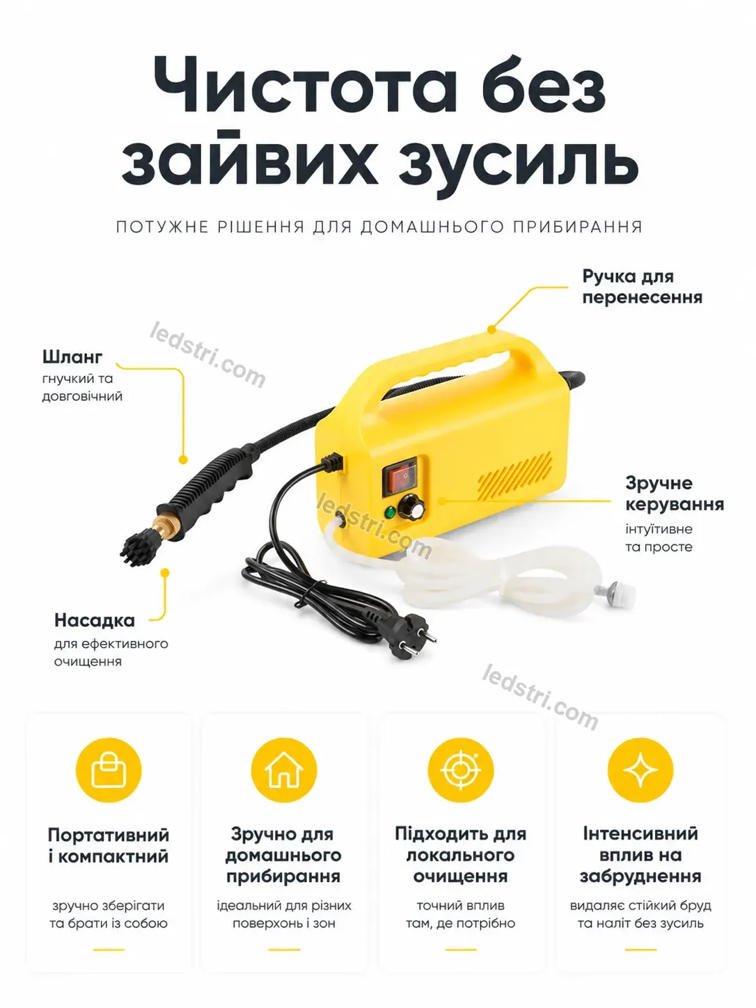 ✨ Пароочисник Nordi Wave Bright