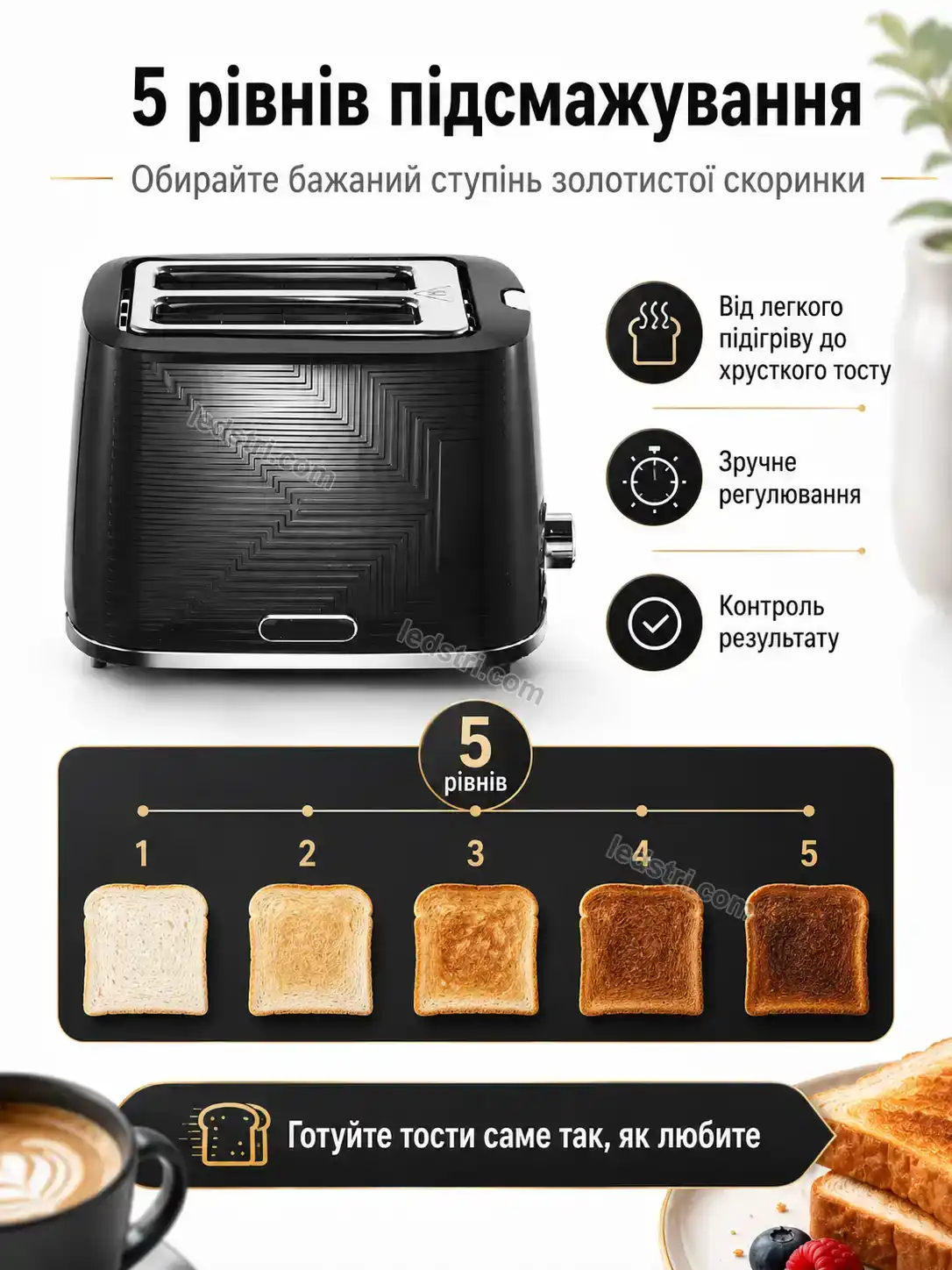 ✨ Тостер Vento Glow Urban - деталі