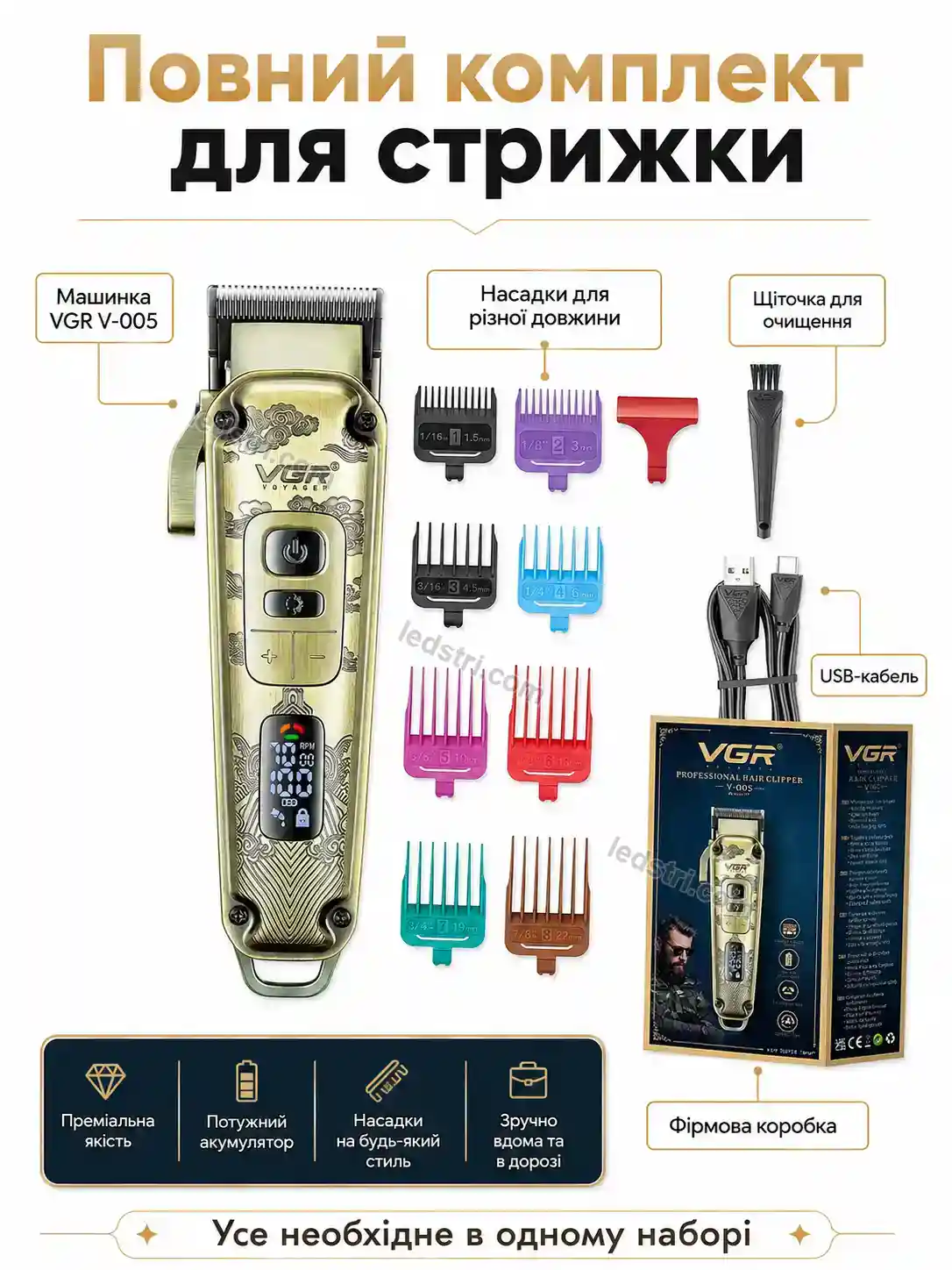 ✨ Набір для стрижки Vento Plus Urban