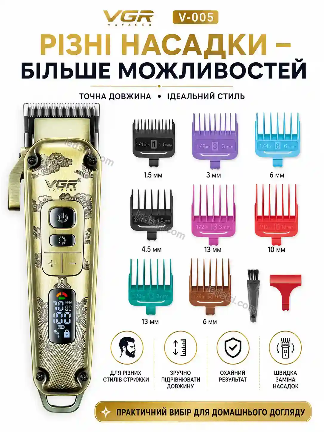 ✨ Набір для стрижки Vento Plus Urban - деталі