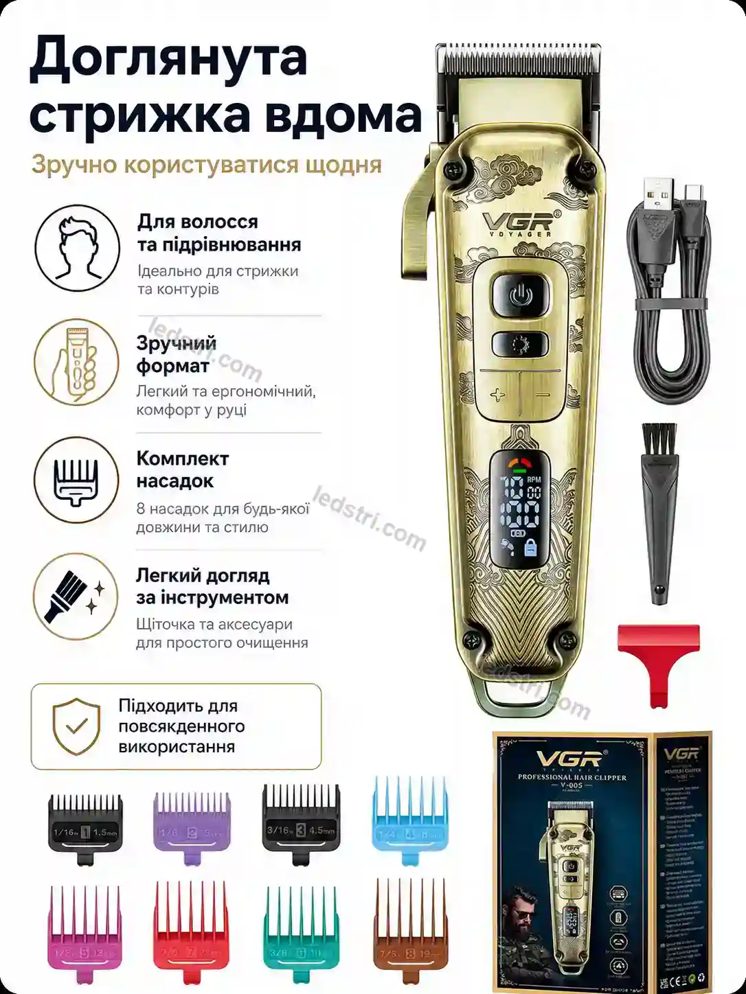 ✨ Набір для стрижки Vento Plus Urban - використання
