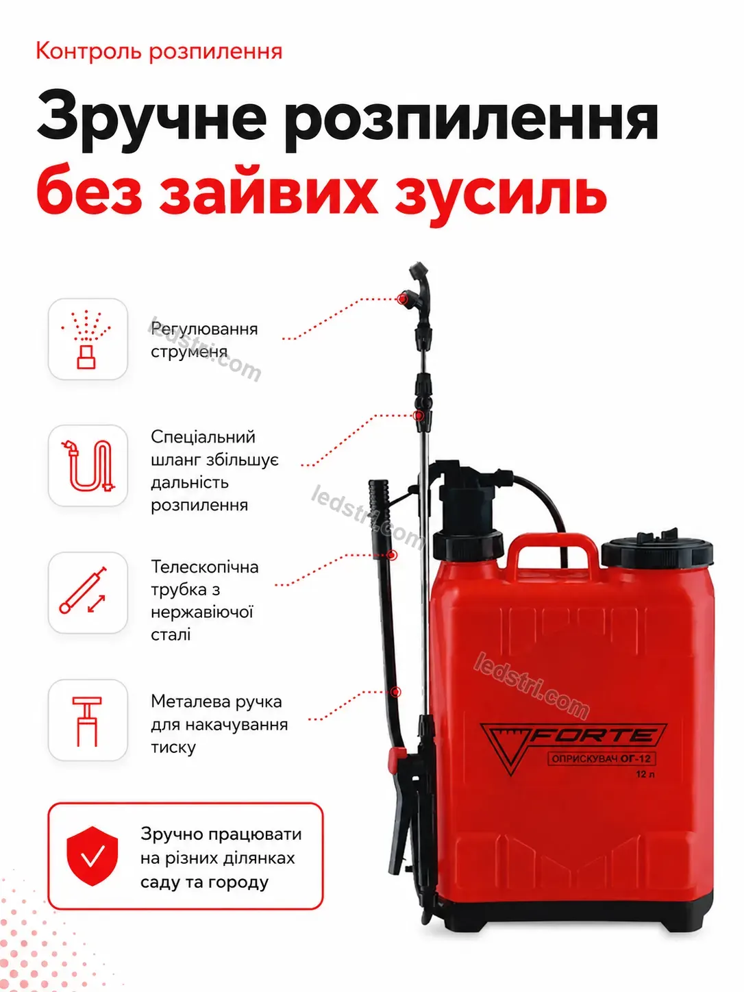 ✨ Обприскувач Terra Mini Soft - використання