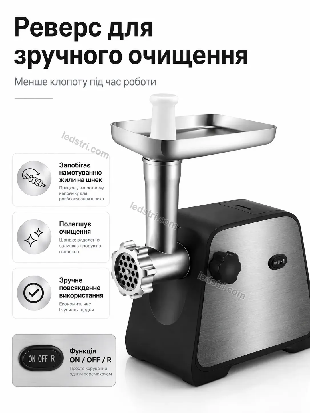 ✨ Мясорубка Milo Mini Bright - використання