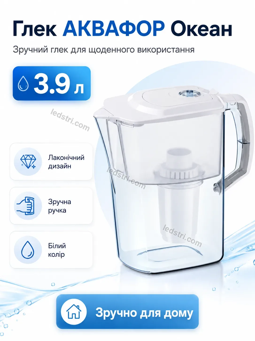 ✨ Глек аквафор океан Terra Plus Kind