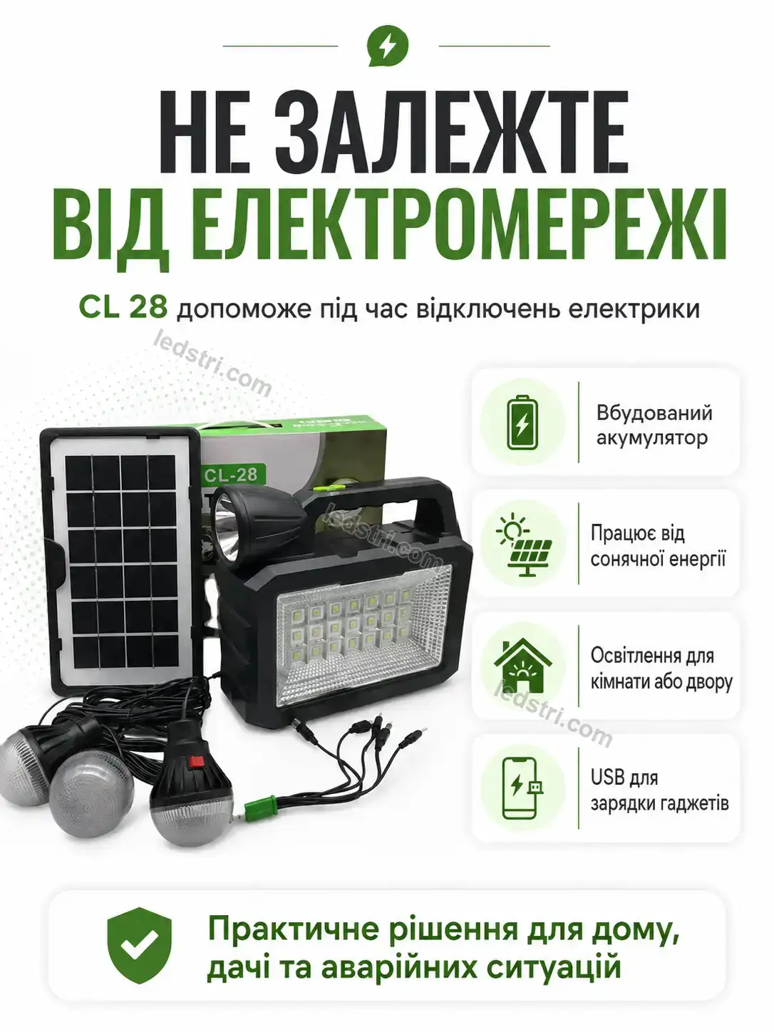 ✨ Портативна сонячна станція Rondo Mini Urban