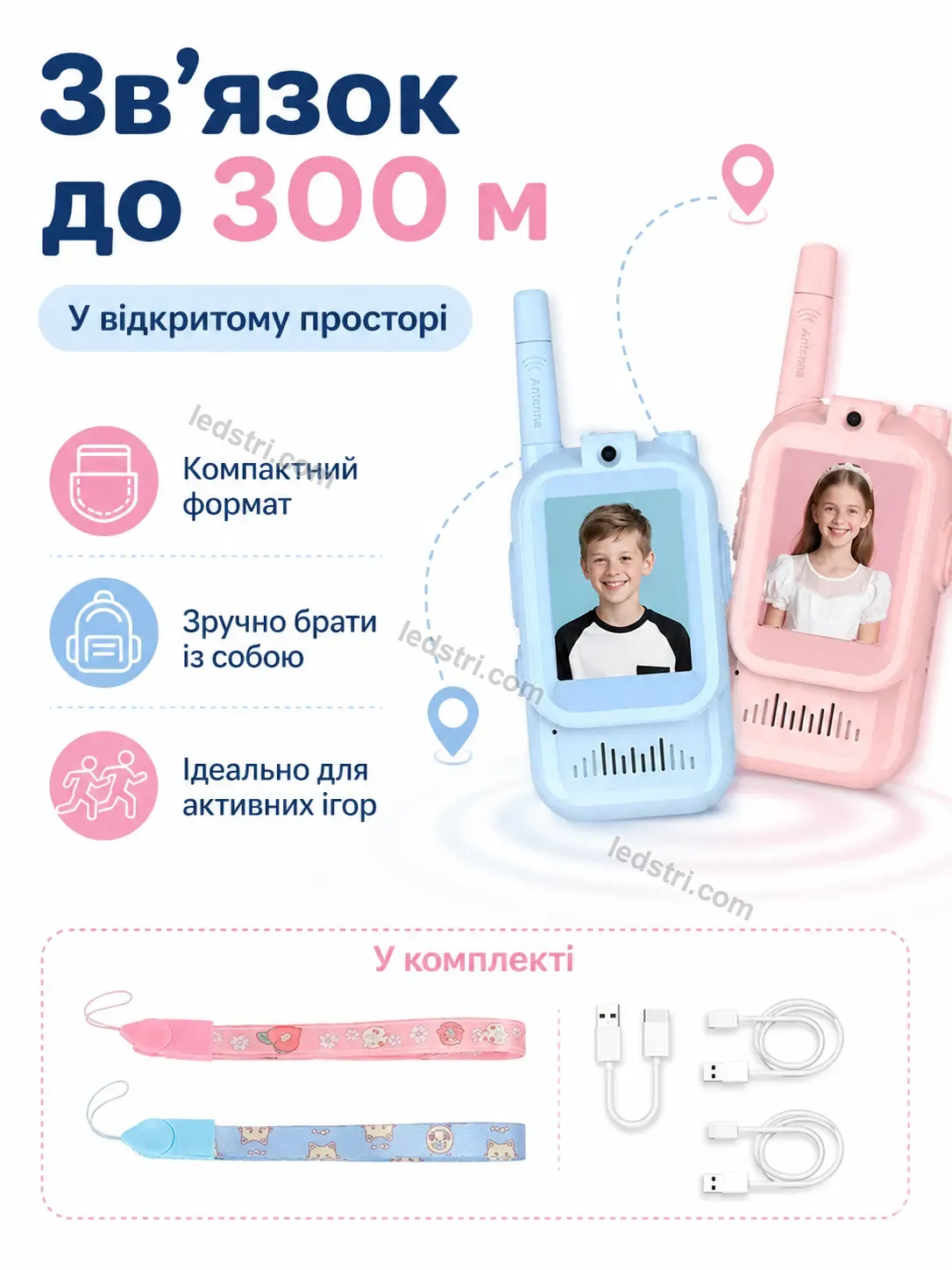 ✨ Дитяча рація Terra Glow Urban - деталі
