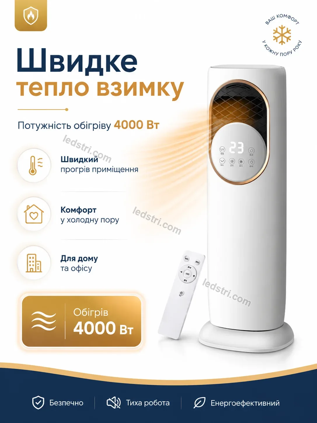 ❄️ Підлоговий кондиціонер обігрівач зволожувач Milo Mini Calm - деталі